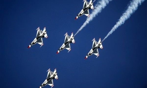 Thunder Over Michigan Air Show feat. The USAF Thunderbirds with Parking on Saturday, August 25 or Sunday, August 26
