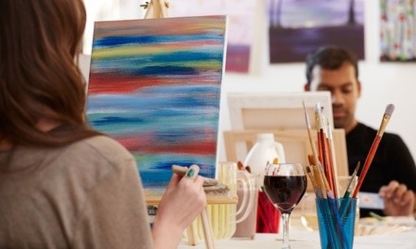 BYOB Painting Party for One or Two with Materials at Uptown Art (Up to 43% Off)