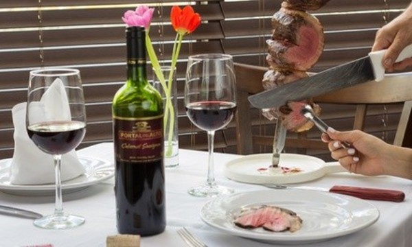 All-You-Can-Eat Brazilian Steak Dinner with Wine at Steak Brasil Churrascaria (Up to 45% Off) 