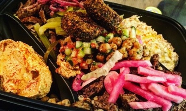 $13 for $20 Worth of Mediterranean Street Food and Drinks for Two People at Baba G. Grill