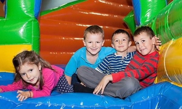 Open Play Visits or Kids Party at Bounce-It-Out (Up to 47% Off). Nine Options Available.