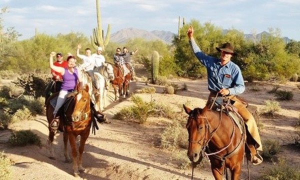 90-Minute Horseback Trail Ride for One, Two, or Four at MacDonald's Ranch (Up to 46% Off)