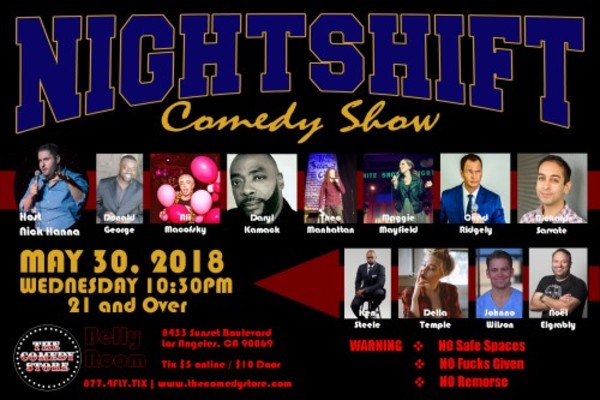 No-Holds-Barred Comedy at The NightShift