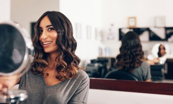 Haircut and Style with Optional Deep-Conditioning or Full Color, or Both at Pure Beauty Salon (Up to 51% Off)