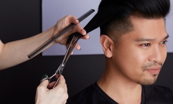 Full Service Haircut, and Beer of Choice with Optional Hot Lather Shave at The Kilted Buffalo (Up to 39% Off)
