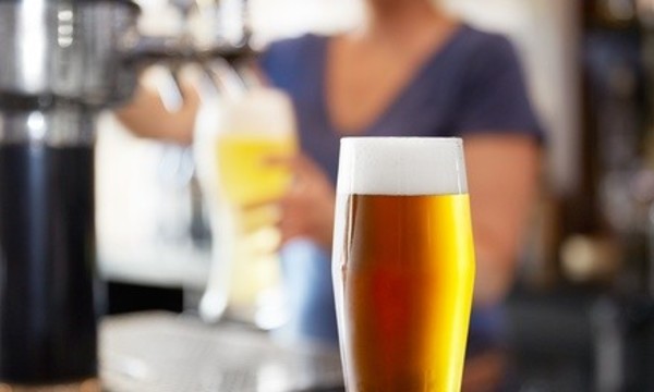 $16 for One Draft Beer, Souvenir Pint Glass, and Draft Fill at Saucony Creek Brewing Company ($23 Value)