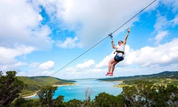 Zipline Adventure for One, Two, or Four at Lake Travis Zipline Adventures (Up to 23% Off)