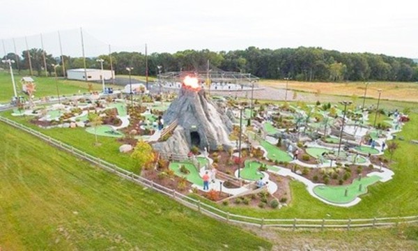 Date Night Package for Two or Four with Ice Cream, Beverages, and Activity at Mulligan's Island Golf & Entertainment