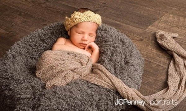 Photography Shoot Package with Optional 10"x20" Canvas Print at JCPenney Portraits (Up to 87%)