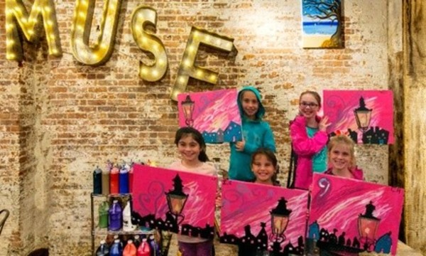 Kids' Painting Classes for Two, Three, or Four Painters at Muse Paintbar (Up to 41% Off)