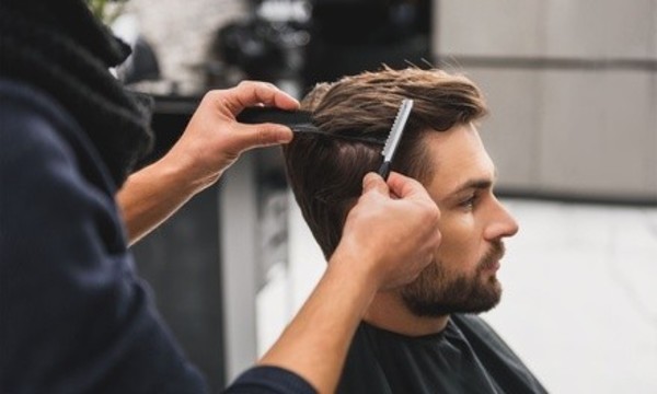 Men's Haircuts at Glamour Spa & Beauty Salon (Up to 53% Off). Two Options Available.