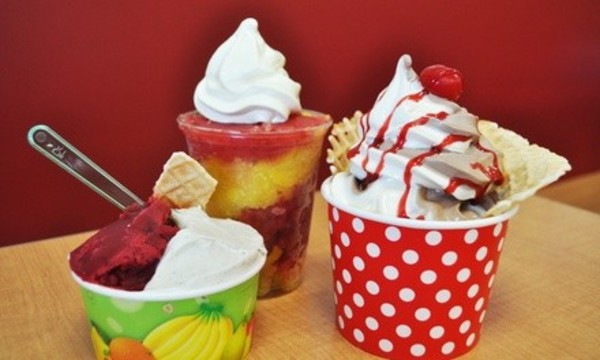 36-oz. Frozen Yogurt or Choice of FroYo, Gelato, and Freezes on 12 Visits at Yogurt Time Cafe (Up to 55% Off)