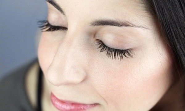 One Eyelash Tint, Eyelash Perm, or Both at Kinzie Lacquer Spa (Up to 49% Off)