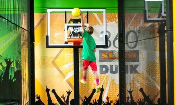 Jump Time or Party Packages at Rockin' Jump Indoor Trampoline Park (Up to 38% Off). Six Options Available. 