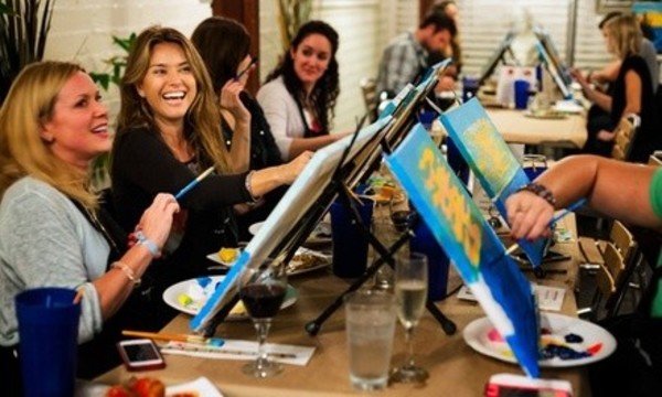 Admission for One or Two People to One Painting Class from Painting & Vino (Up to 51% Off)