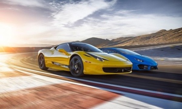 One- or Five-Lap Drive in Sports Car, Supercar, Hypercar, or Baja Truck at Speed Vegas (Up to 25% Off)