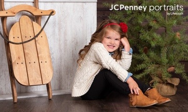Photography Shoot Package with Optional 10"x20" Canvas Print at JCPenney Portraits by Lifetouch (Up to 88%)