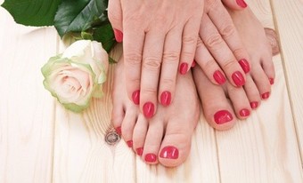Luxury Gel or Spa Mani-Pedi at Marystar Spa & Salon (Up to 54% Off)