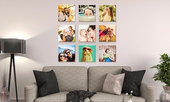 Custom Gallery-Wrapped Square Photo Canvases from Fabness.com (Up to 85% Off) 