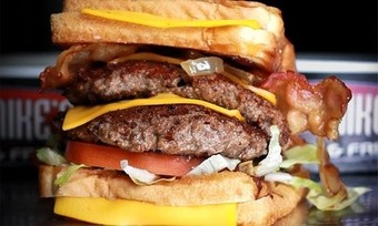 Two or Four Burgers, Regular Fries, and Soft Drinks at Mad Mike's Burgers & Fries (Up to 42% Off)