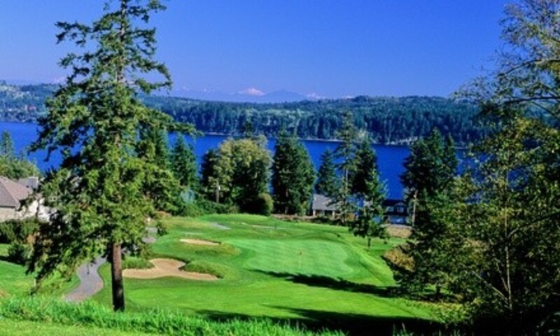 18-Hole Round of Golf with Cart at Holmes Harbor Golf Course (Up to 41% Off). Six Options Available.
