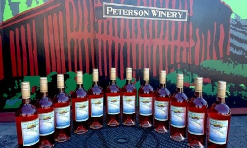 Wine Tasting for Two or Four with Merchandise or Wine Credit at Peterson Winery (Up to 36% Off)