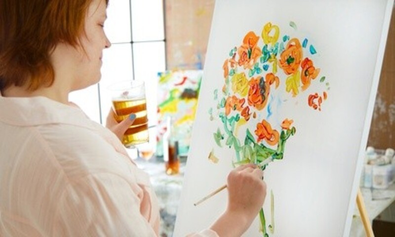 3-Hour Social Art Experience at CANVAS! paint.sip.studio ($40 Value)    