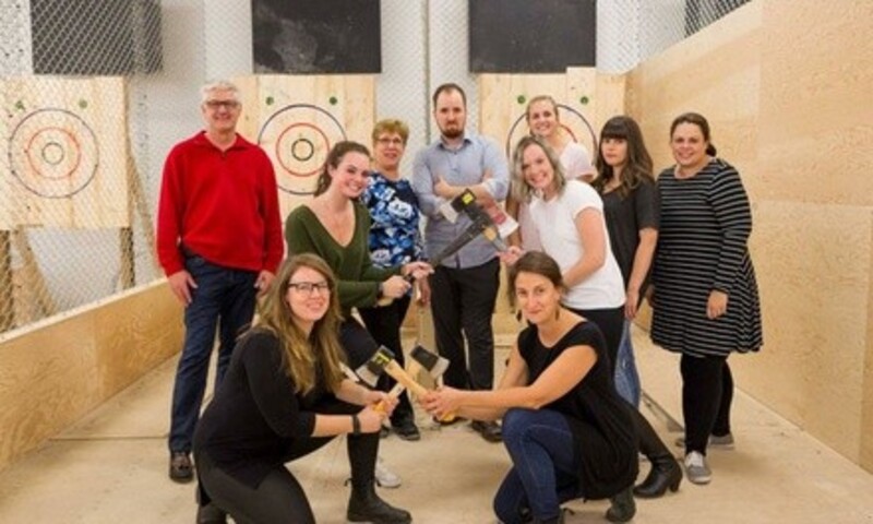 60-Minute Axe-Throwing On-Location or Mobile Axe Master Trailer Session (Up to 32% Off)