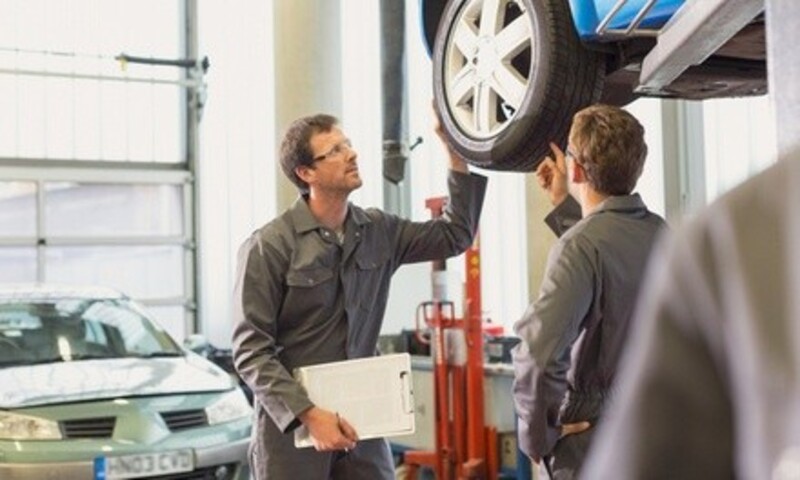 Wheel Alignment, Brake-Pad Replacement , or Wheel Balancing and Tire Rotation at Midas (Up to 47% Off)