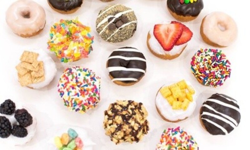 Mini Donuts or Frozen Yogurt at Orange Leaf and Humble Donut (Up to 60% Off). Five Options Available.