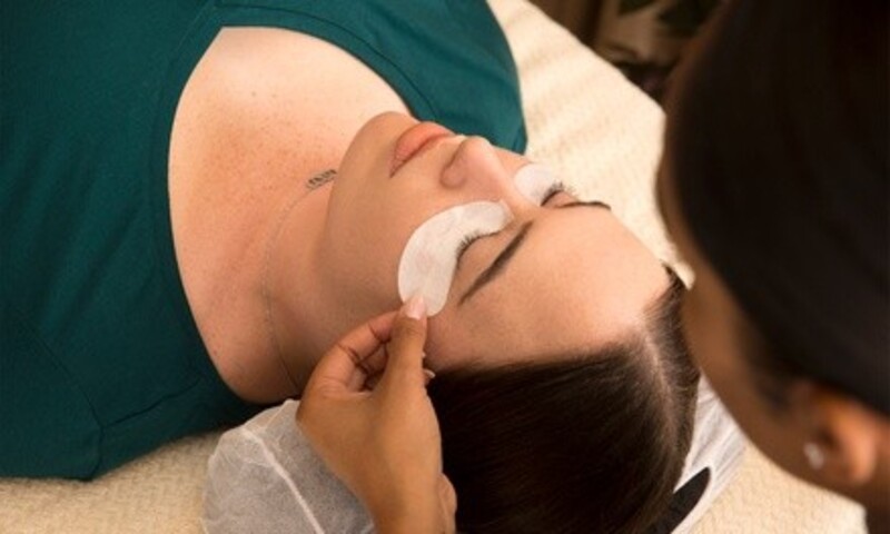 Full Set of Volume Eyelash Extensions with an Optional Touchup at Nails and Lashes by Chrystal (Up to 52% Off)