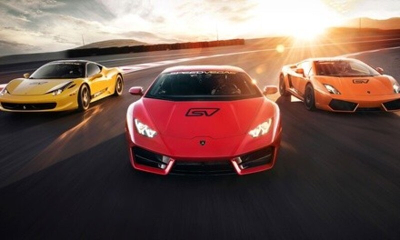 Three-Lap Exotic Car or Five-Lap Baja Truck Driving Experience at Speed Vegas (Up to 29% Off)
