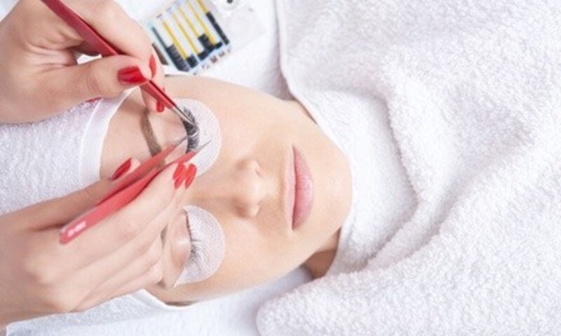 Full Set of Individual Eyelash Extensions at E & K Beauty (Up to 66% Off). Two Options Available.