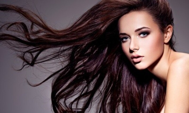 Blowout and Style with Optional Makeup Application, Facial, and Beverage at Accolades Salon Spa (Up to 57% Off)