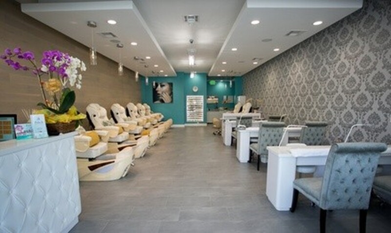 Gel Manicure, or Exfoliating Manicure or Pedicure with Choice of Beverage at Polish Nail Spa (Up to 34% Off)