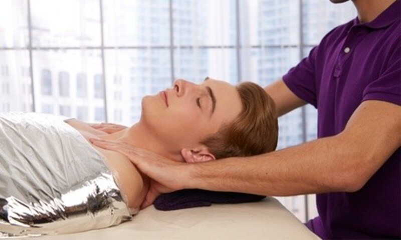 One or Three 55-Minute Infrared Body Wraps at Pure Sweat Spa (Up to 67% Off)