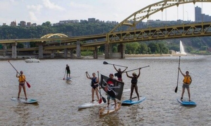 45- or 60-Minute 1st or 2nd Timer Paddle Board Rental for One or Two from SUP3Rivers (Up to 60% Off)