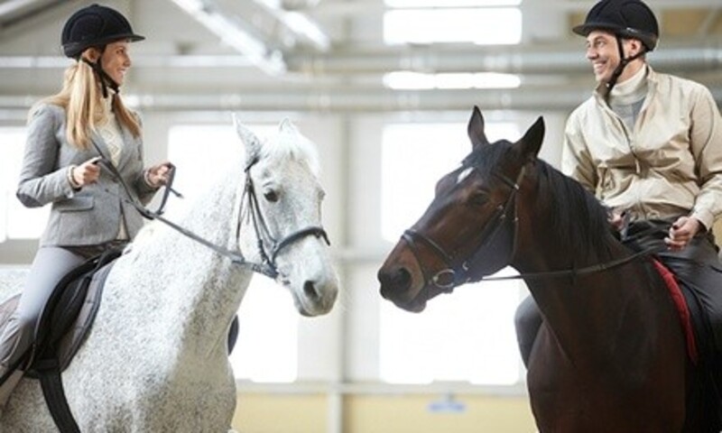 One Group Horseback-Riding Class, or Two or Four Private Lessons at JM Equine (Up to 44% Off)