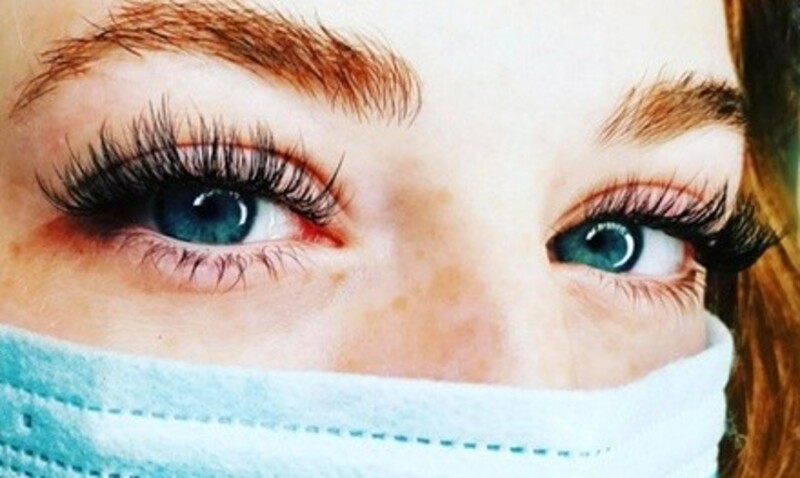 One Custom Eyebrow-Shaping or Lip-Waxing Session at Lashes and Locks (Up to 58% Off)