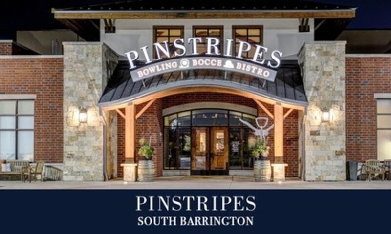 Bowling and Bocce Ball at Pinstripes South Barrington (Up to 45% Off). Two Options Available. 