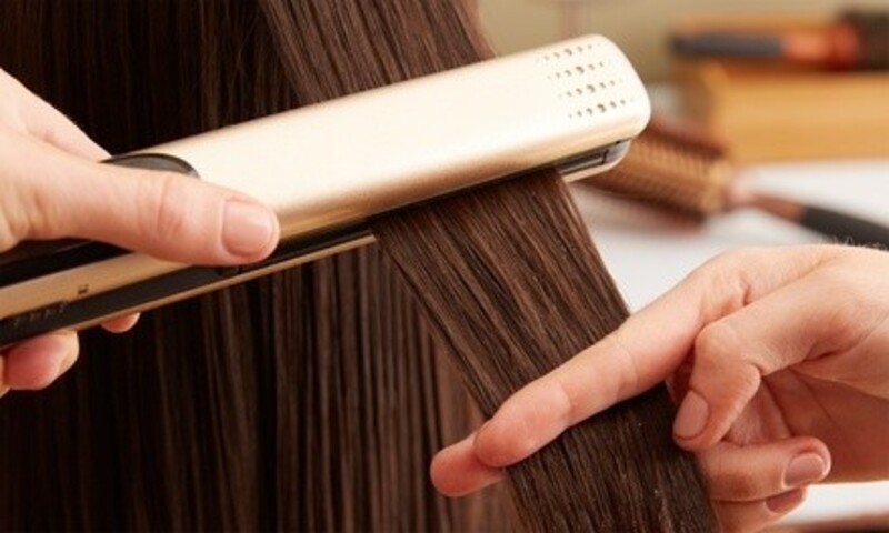 Haircut and b3 Demi Conditioning Treatment, or One Brazilian Blowout at Nazs Hair (Up to 69% Off)