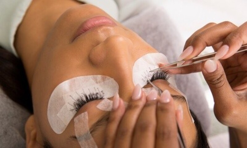 One Full Set Enhanced Natural, Classic, or Hybrid Eyelash Extensions (Up to 56% Off). Two Options Available.