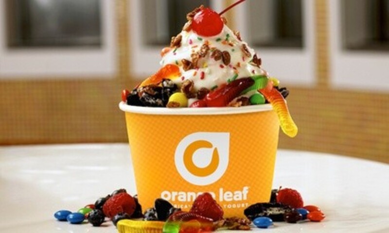 Food and Drink at Orange Leaf Frozen Yogurt and Treats (Up to 40% Off). Two Options Available.