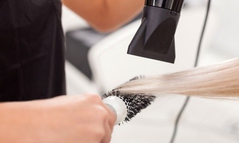 Blowout with Optional Root Touch-Up at Sea Breeze Hair Salon (Up to 62% Off)