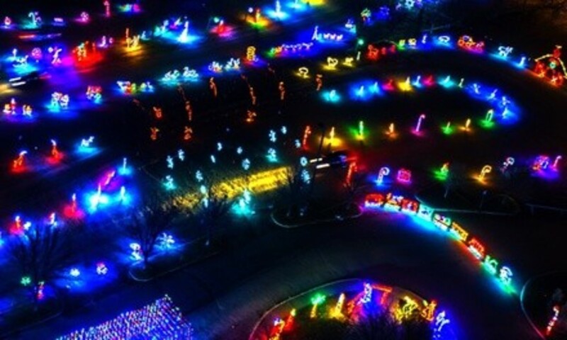 Skylands Stadium Christmas Light Show and Village from November 22 – January 3