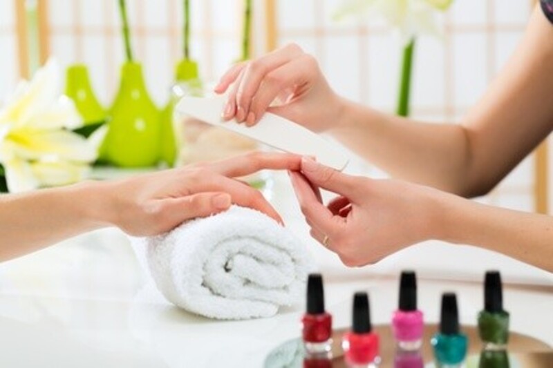 Up to 37% Off on Mani-Pedi - Shellac / No-Chip / Gel at Trinity Nail & Spa