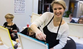 One or Two vouchers, Each Good for Admission to a Two-Hour Paint & Sip Art Party at Creative Spirits Ames (Up to 40% Off)    