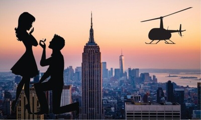 $314.10 for Exclusive New York City Proposal Flight for Two at HeliFlights ($469 Value)