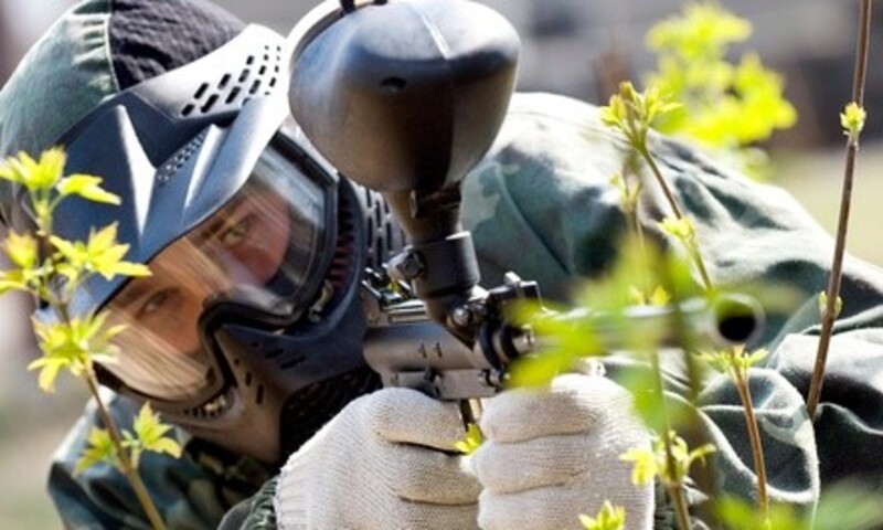 Paintball with Equipment Rental for 4, 8, or 12 at BattlegroundZ (Up to 77% Off)