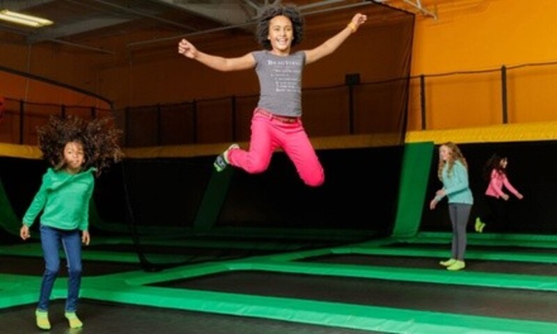 90-Minute Jump Pass or Basic Party Package at Rockin' Jump - Cincinnati (Up to 37% Off) 